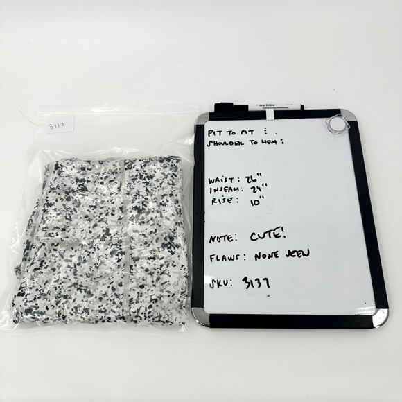 Athleta Leggings Womens Small Mesh Panels Activewear White Sandstone Salutation - Picture 9 of 9